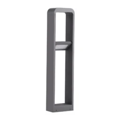Lindby LED-valaisin Darko, 80 cm, harmaa, metallia, IP54