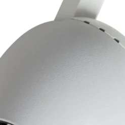 Lindby LED-valonheitin 48 V Lumaro, valkoinen, Ø6cm, muovia, himmennettävä