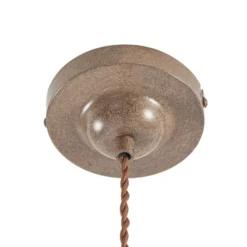 Lindby Louisanne-riippuvalaisin, ruskea, metalli, Ø 35 cm