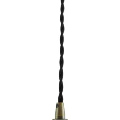 Lindby Ludowika-riippuvalaisin, läpinäkyvä, lasi, Ø25cm, E27