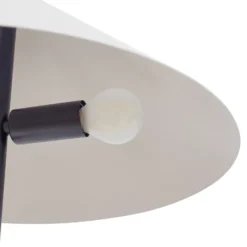 Lindby Norvik lattiavalaisin, korkeus 150 cm, musta/harmaa, metalli