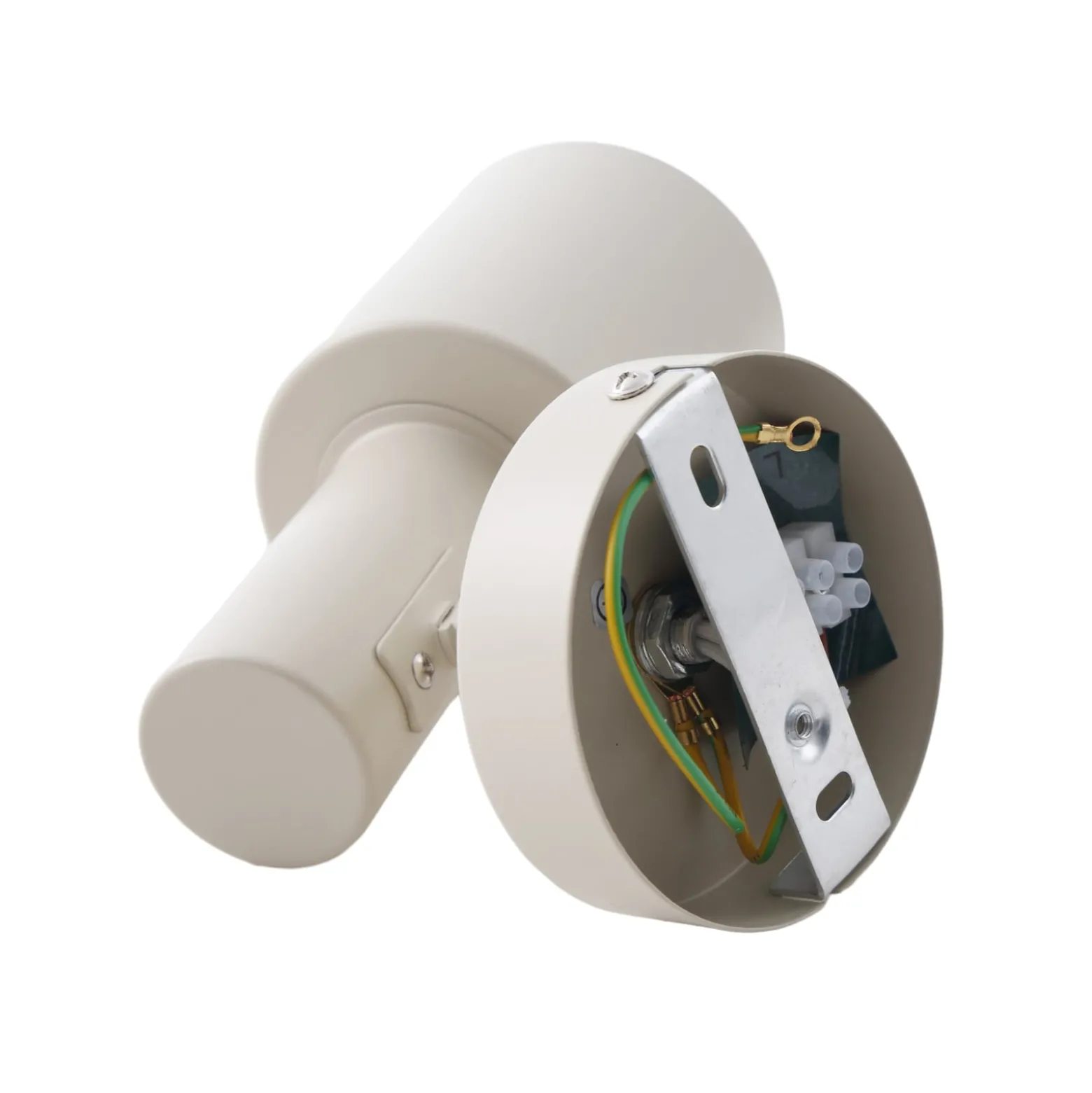 Lindby Ovelia -seinäkohdevalaisin, beige, metalli, E27