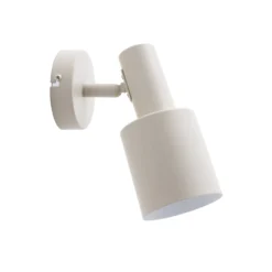Lindby Ovelia -seinäkohdevalaisin, beige, metalli, E27