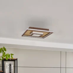 Lindby Pekela LED-kattovalaisin, kulmikas, 40 cm