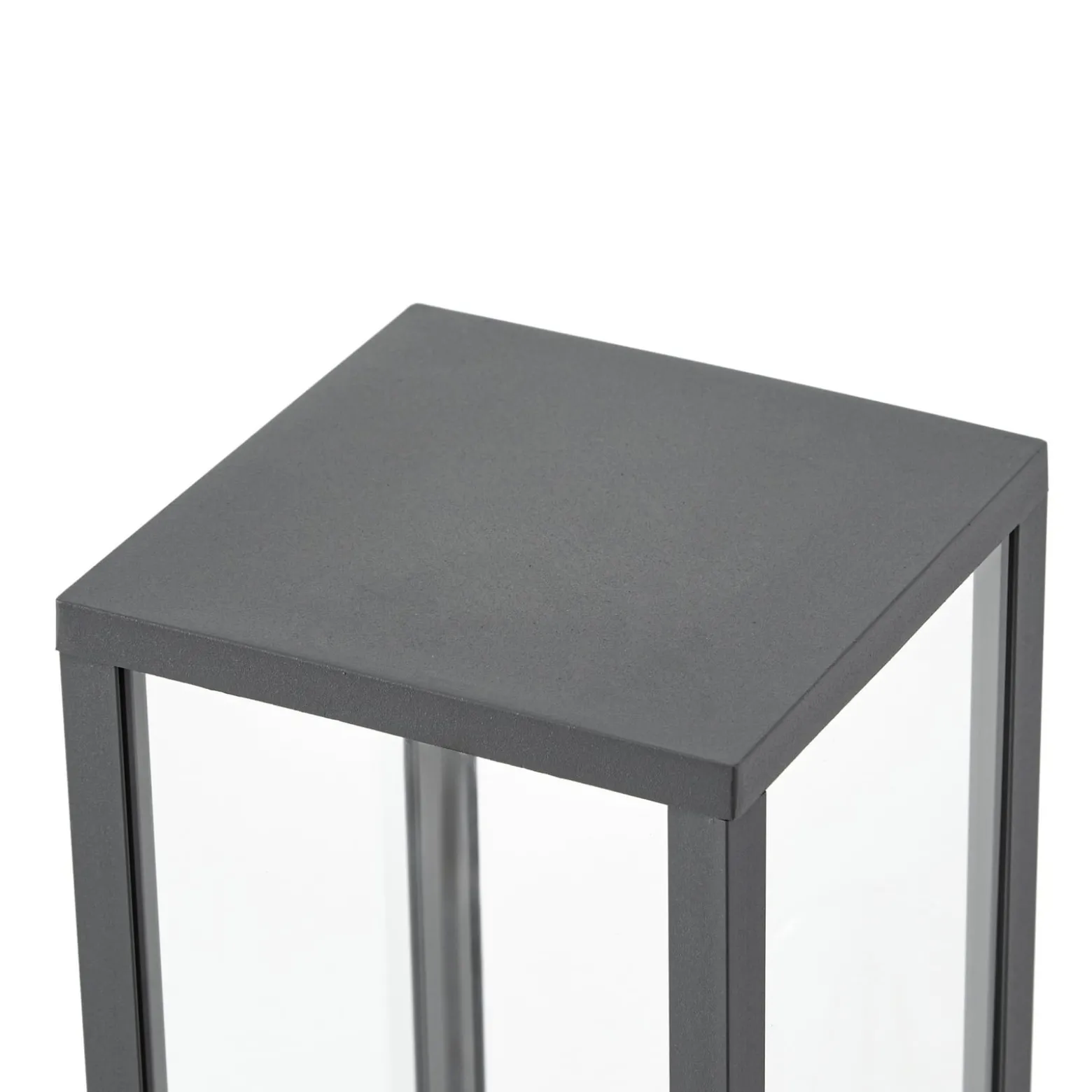 Lindby Peldar-pylväsvalaisin, antrasiitti/kirkas, 80 cm, anturi
