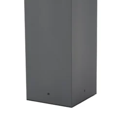 Lindby Peldar-pylväsvalaisin, antrasiitti/kirkas, 80 cm, anturi