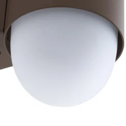 Lindby Pilva ulkoseinävalaisin, ruskea, metalli, IP44, E27
