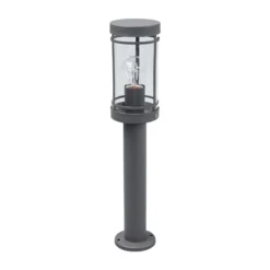 Lindby pollarilamppu Djori, 50 cm, antrasiitti, ruostumaton teräs, E27