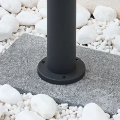 Lindby pylväsvalaisin Alvaro, antrasiitti, 60 cm, IP44, E27
