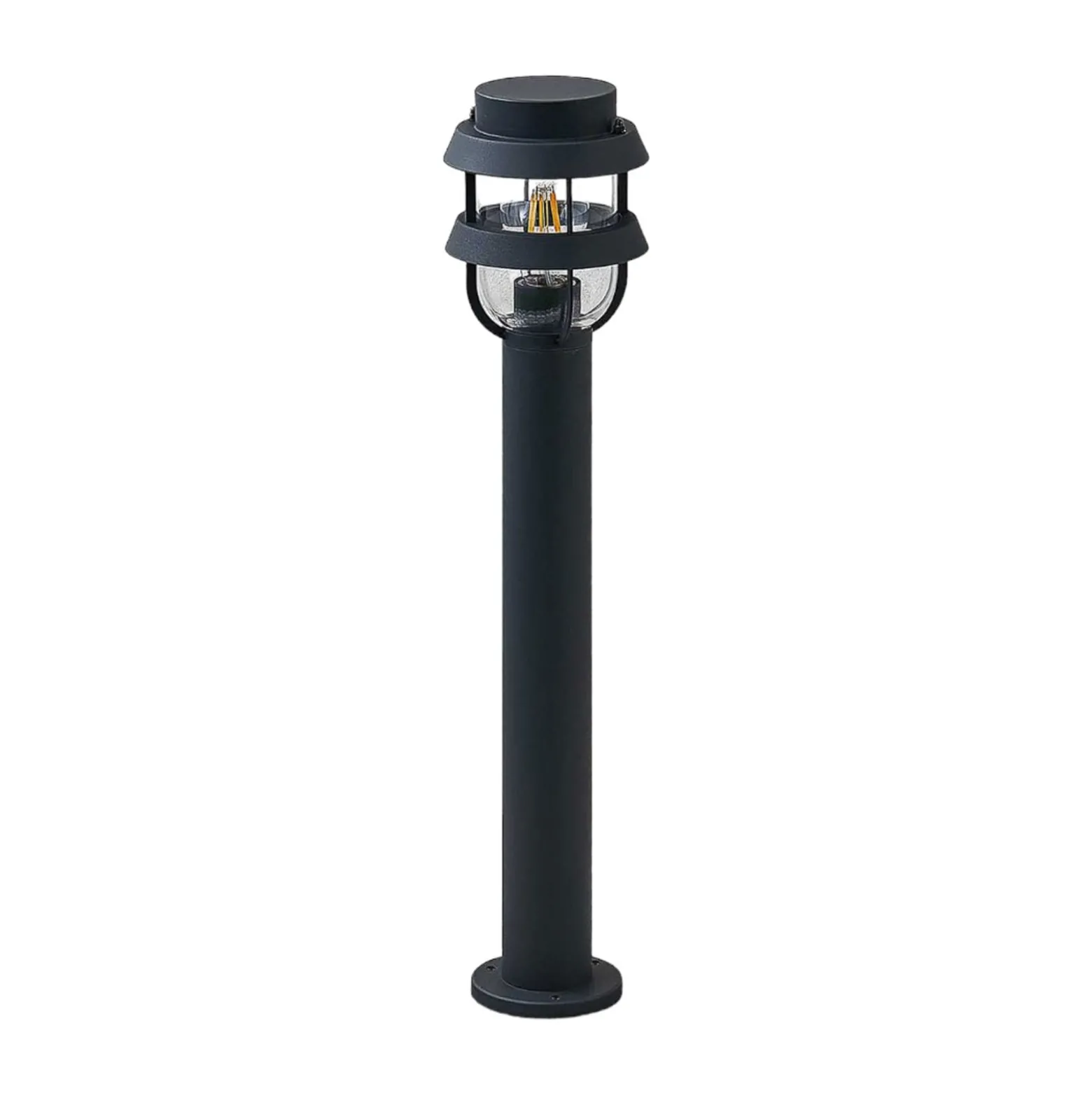Lindby pylväsvalaisin Alvaro, antrasiitti, 60 cm, IP44, E27