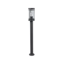 Lindby pylväsvalaisin Djori, 80 cm, antrasiitti, ruostumaton teräs, E27