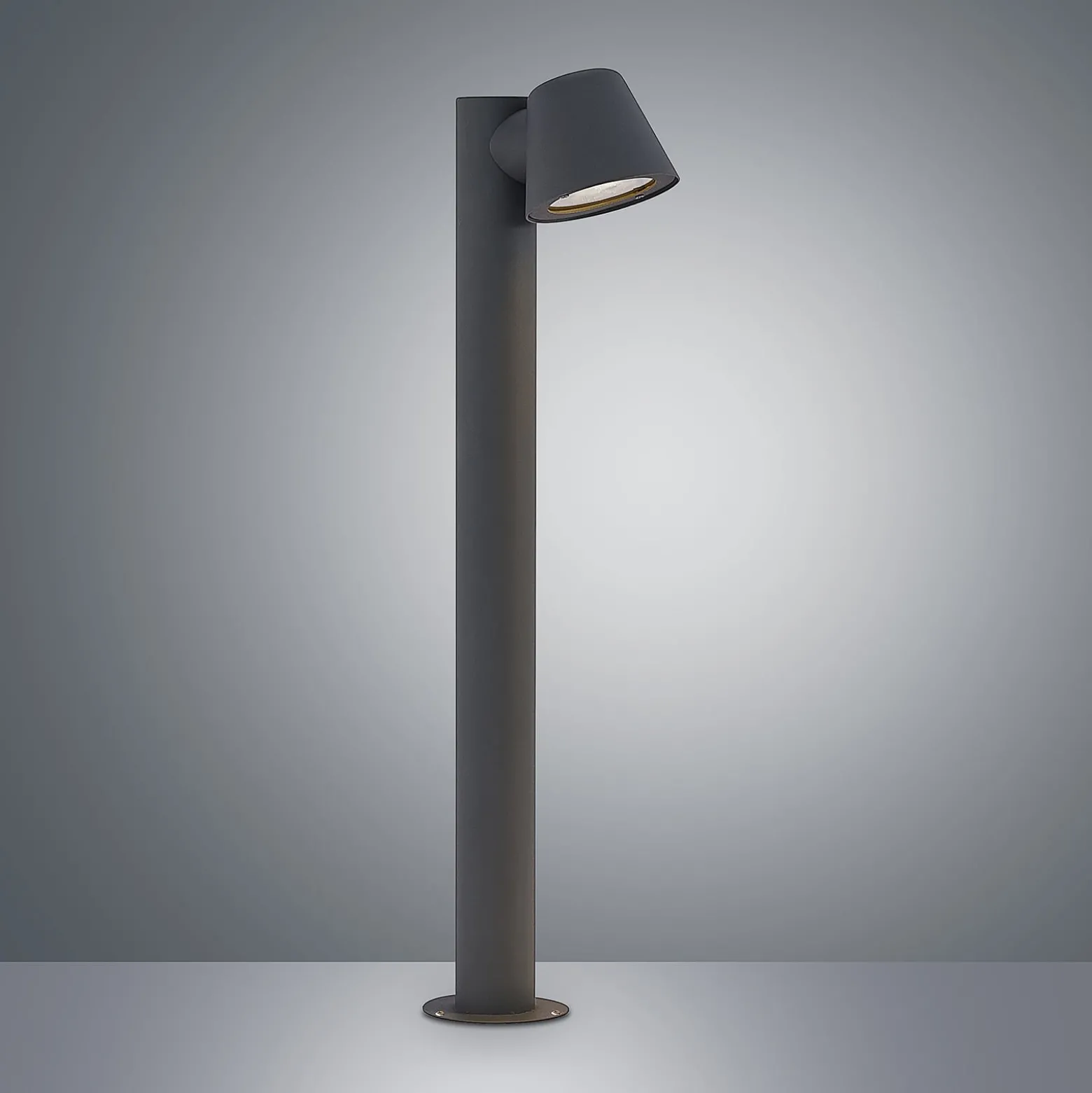 Lindby pylväsvalaisin Ileyna, antrasiitti, metalli, 70cm