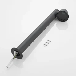Lindby pylväsvalaisin Ileyna, antrasiitti, metalli, 70cm