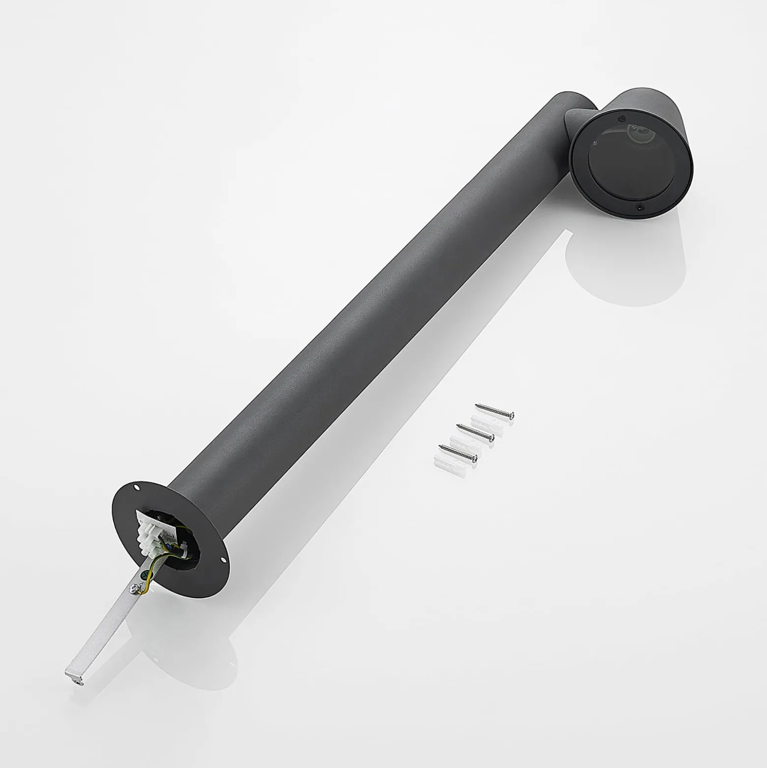 Lindby pylväsvalaisin Ileyna, antrasiitti, metalli, 70cm