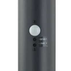 Lindby pylväsvalaisin Statius, antrasiitti, rauta, 100 cm, anturi