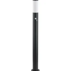 Lindby pylväsvalaisin Statius, antrasiitti/valkoinen, anturi, 100 cm