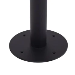 Lindby pylväsvalaisin Zayn, musta, lasi, korkeus 109 cm, IP65