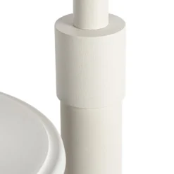 Lindby pylväsvalaisin Zayn, valkoinen, lasi, korkeus 109 cm, IP65
