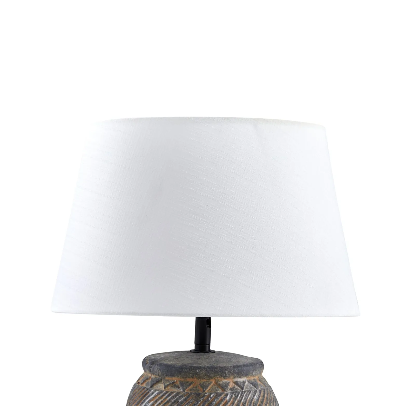 Lindby pöytävalaisin Aelith, Ø 30 cm, harmaa, keramiikka, E27
