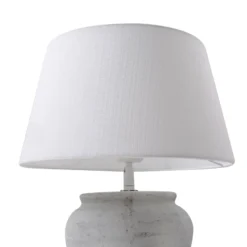 Lindby pöytävalaisin Aelith, Ø 30 cm, valkoinen, keraaminen, E27