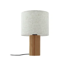 Lindby pöytävalaisin Kimiko, korkeus 38 cm, puu, tekstiili