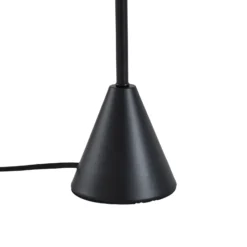 Lindby pöytävalaisin Norvik, korkeus 35 cm, musta/harmaa, metalli