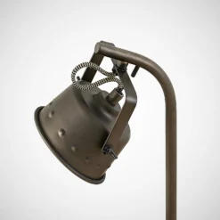 Lindby pöytävalaisin Rubinjo, 37cm, musta, puu, metalli, GU10