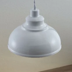 Lindby riippuvalaisin Albertine, 29 cm, valkoinen, metallia