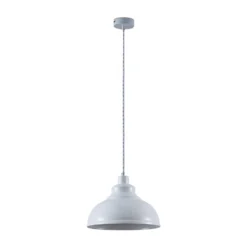 Lindby riippuvalaisin Albertine, 29 cm, valkoinen, metallia