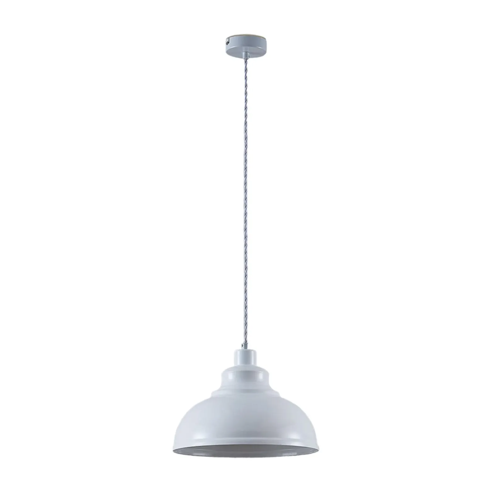 Lindby riippuvalaisin Albertine, 29 cm, valkoinen, metallia