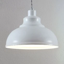 Lindby riippuvalaisin Albertine, 29 cm, valkoinen, metallia