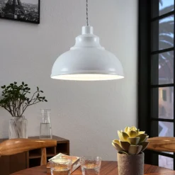 Lindby riippuvalaisin Albertine, 29 cm, valkoinen, metallia