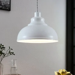 Lindby riippuvalaisin Albertine, 29 cm, valkoinen, metallia