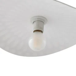 Lindby Riippuvalaisin Annira, Ø 29 cm, keraaminen, valkoinen/messinki