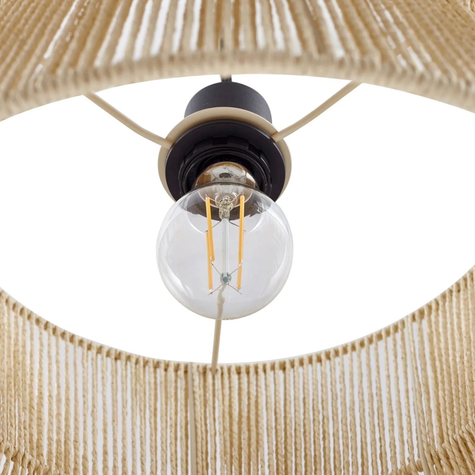 Lindby Riippuvalaisin Anuva, luonnonvalkoinen, paperi, Ø 45 cm