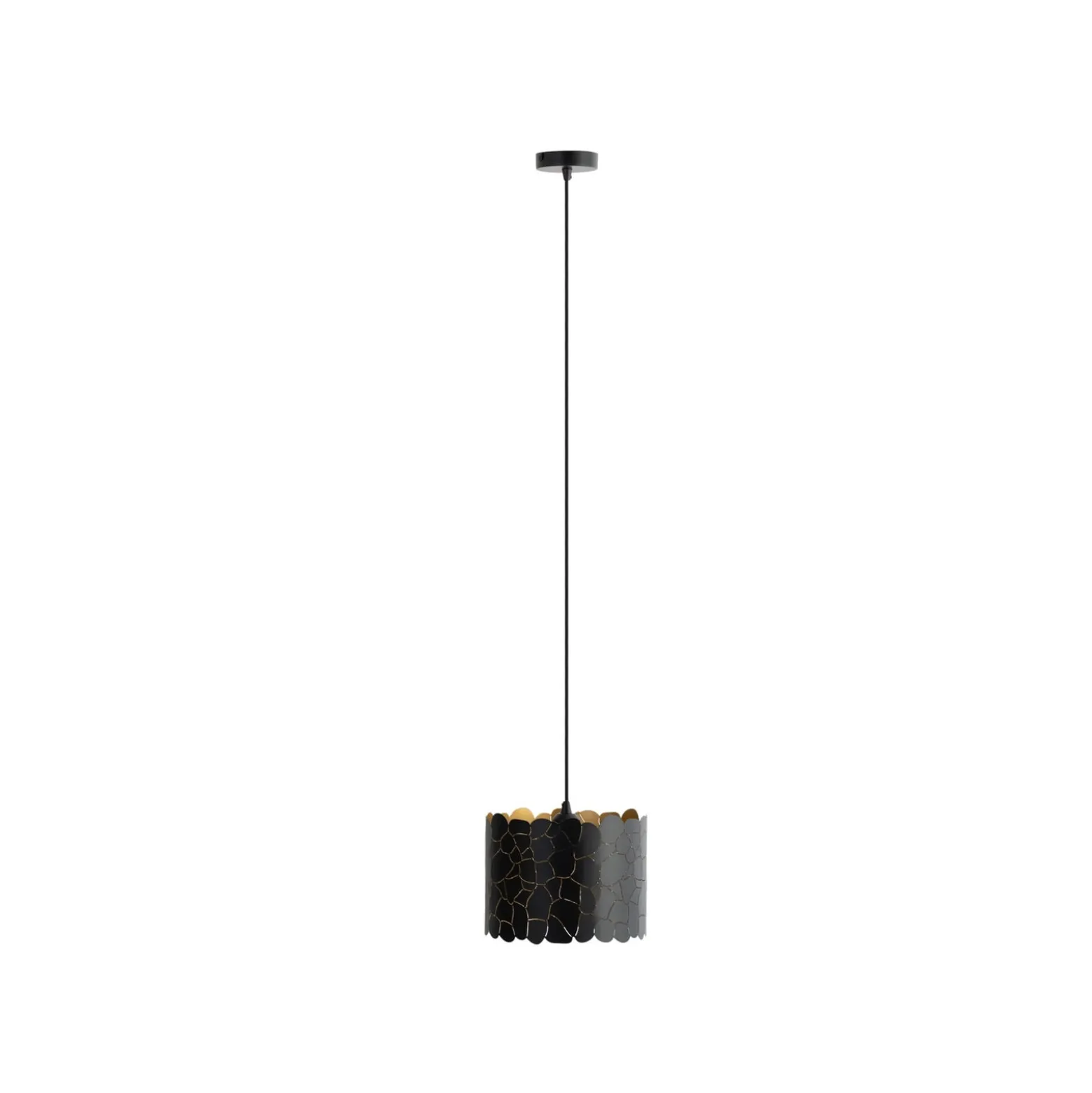 Lindby riippuvalaisin Aralena, musta/kulta, metalli, Ø 26 cm