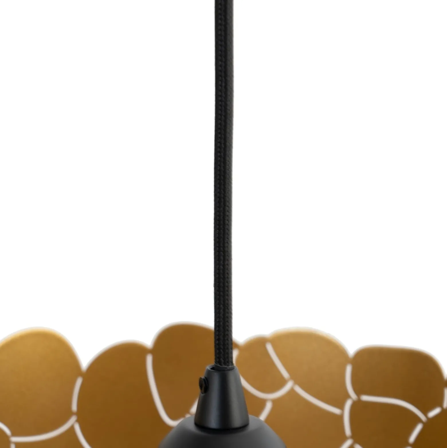 Lindby riippuvalaisin Aralena, musta/kulta, metalli, Ø 26 cm