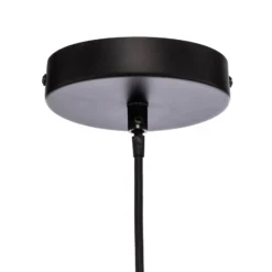 Lindby riippuvalaisin Aurinil, puunvärinen, pellava, Ø 48cm, E27