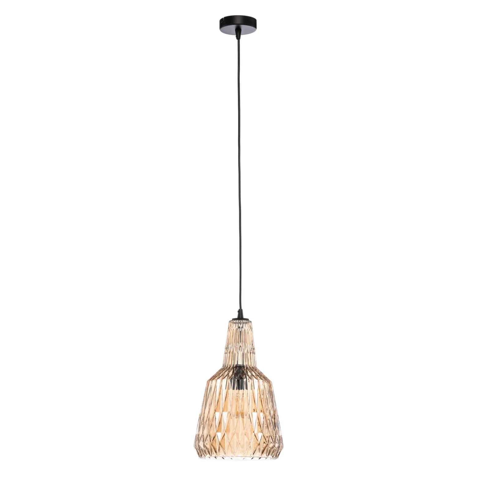 Lindby Riippuvalaisin Belarion, meripihka, lasi, Ø 23 cm