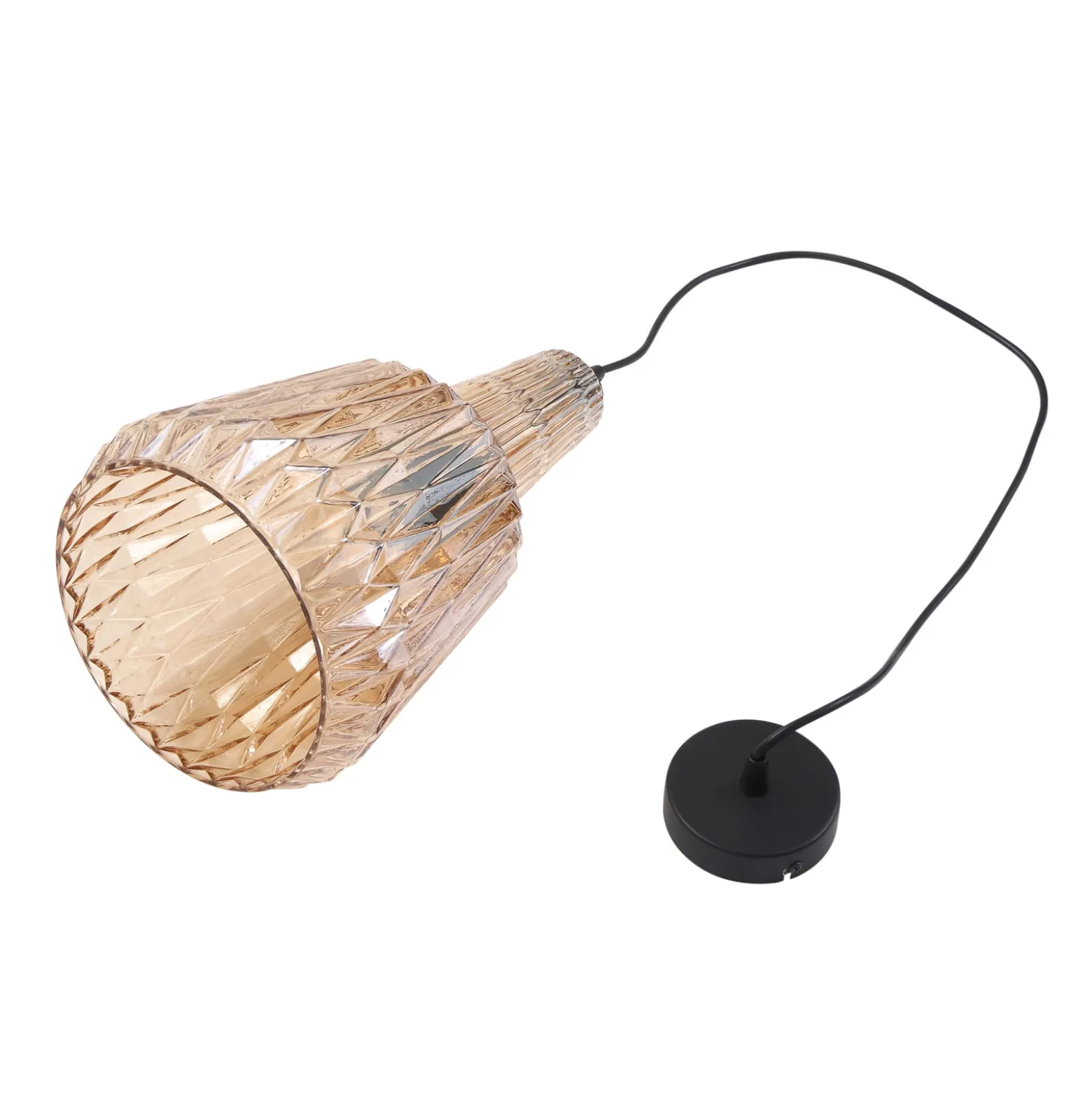 Lindby Riippuvalaisin Belarion, meripihka, lasi, Ø 23 cm