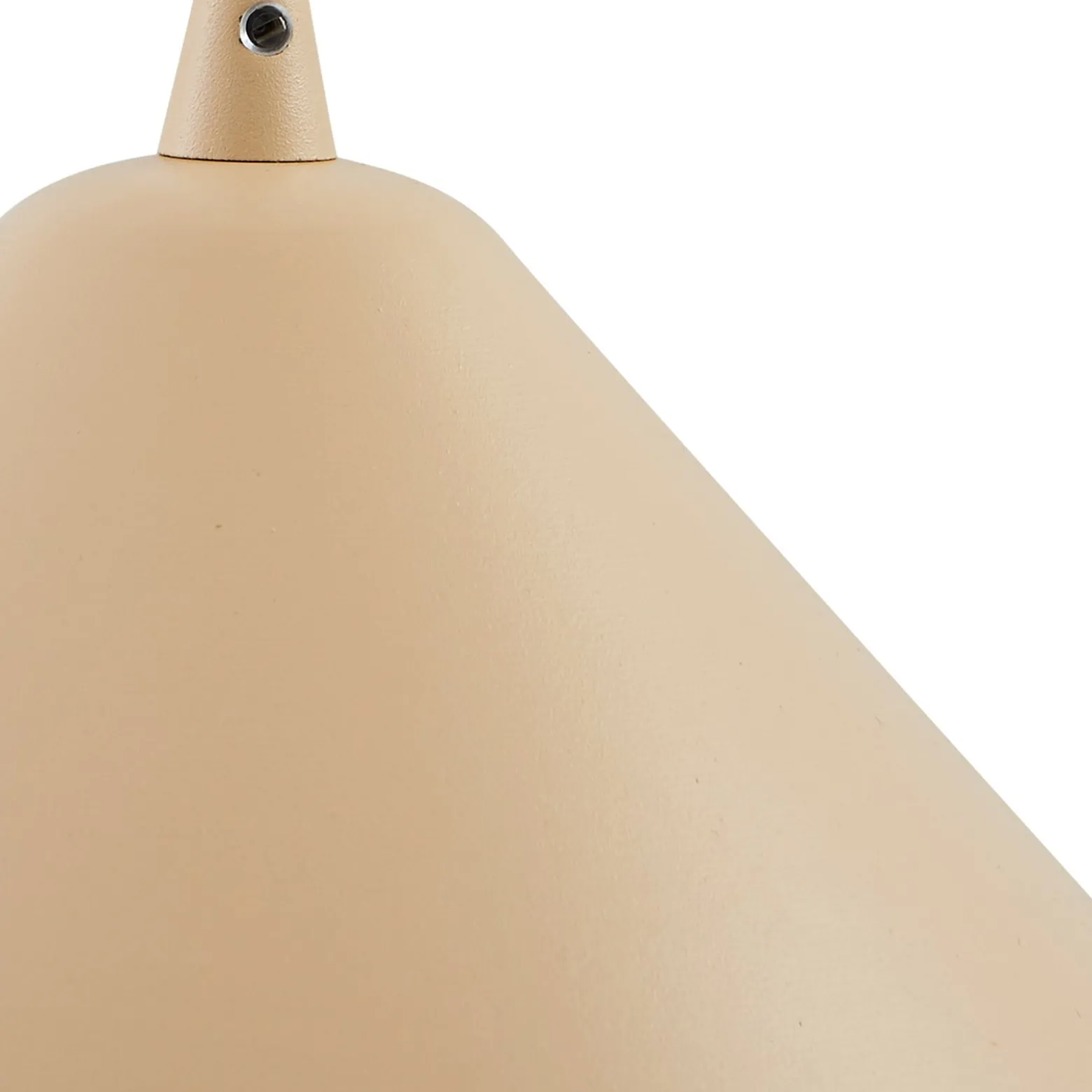 Lindby Riippuvalaisin Clarine, beige, Ø 50 cm, metallia