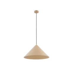 Lindby Riippuvalaisin Clarine, beige, Ø 50 cm, metallia