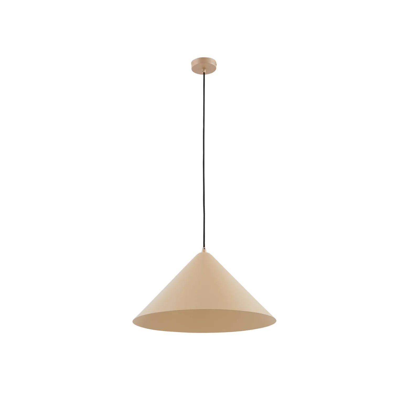 Lindby Riippuvalaisin Clarine, beige, Ø 50 cm, metallia
