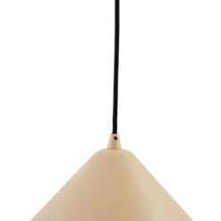 Lindby Riippuvalaisin Clarine, beige, Ø 50 cm, metallia