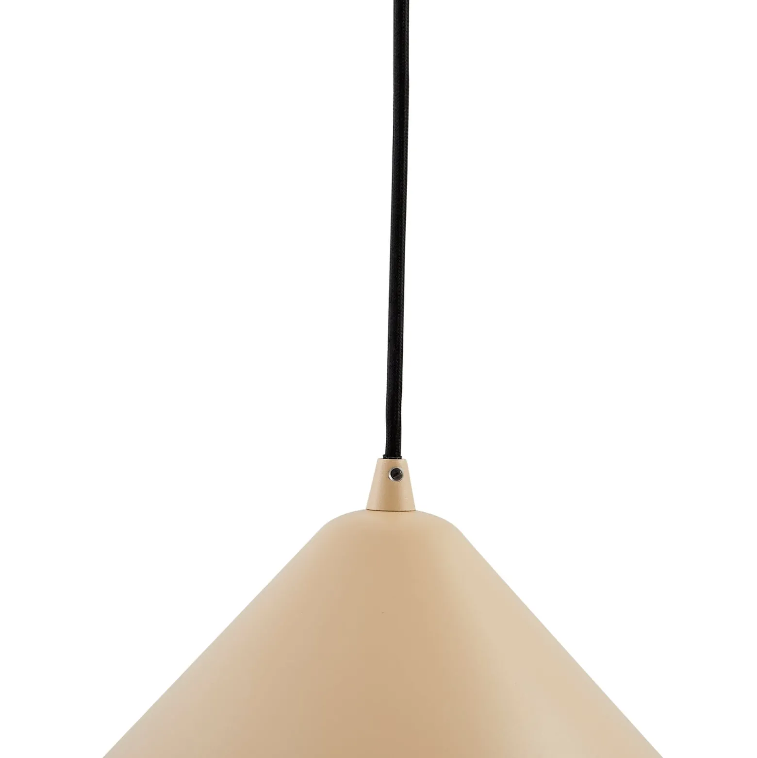 Lindby Riippuvalaisin Clarine, beige, Ø 50 cm, metallia