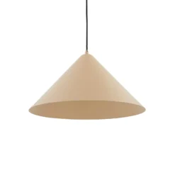 Lindby Riippuvalaisin Clarine, beige, Ø 50 cm, metallia