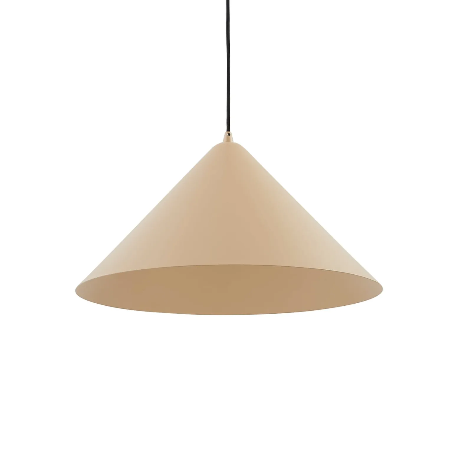 Lindby Riippuvalaisin Clarine, beige, Ø 50 cm, metallia