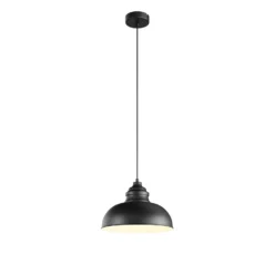 Lindby Riippuvalaisin Cliona, musta, metalli, Ø 31 cm, E27
