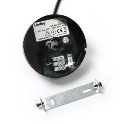 Lindby Riippuvalaisin Cliona, musta, metalli, Ø 31 cm, E27