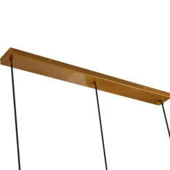 Lindby Riippuvalaisin Drakar, Ø 22 cm, 3-valo, meripihka, lasi